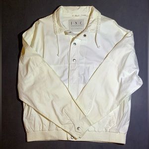 I.N.C. Light Weight Men’s Jacket | White | XL | 100% Cotton | Used